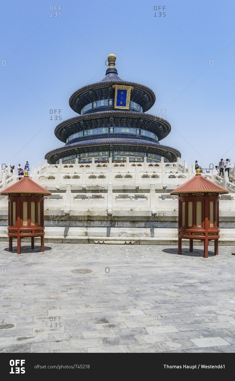 China- Beijing- view to Temple of Heaven