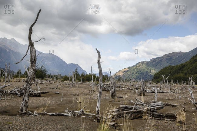 Landscape along the Carretera Austral Road, Patagonia, Aysen Region, Chile