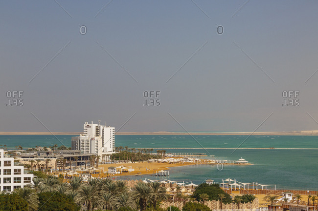 October 26, 2017: Hotels by the Dead Sea, Ein Bokek, Israel.