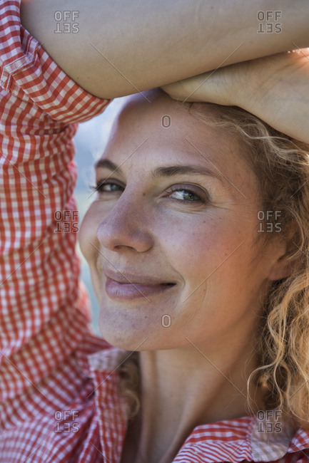 Portrait of smiling woman