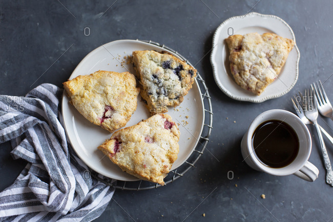 Scones and coffee