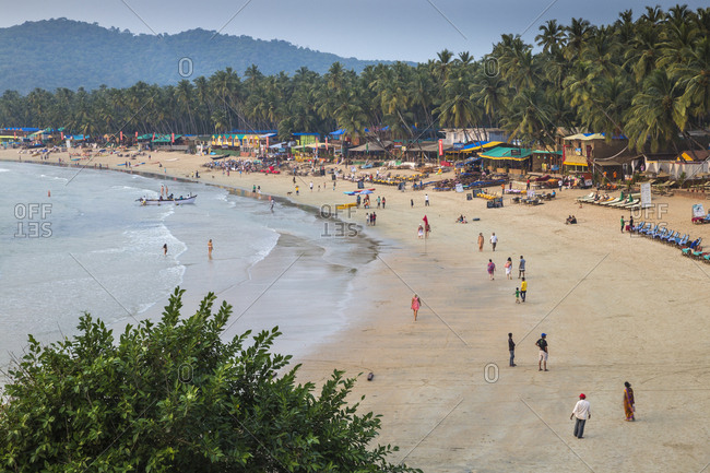 December 14, 2017: Palolem Beach, Goa, India, Asia