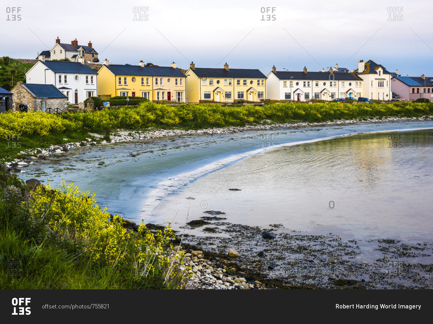Fishing harbour on Rathlin Island, County Antrim, Ulster, Northern Ireland, United Kingdom, Europe