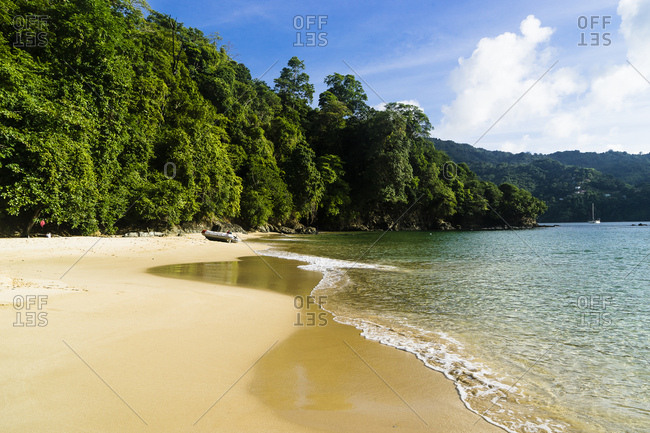 Desert beach, Pirate's bay, Charlotteville, Tobago, Trinidad and Tobago ...