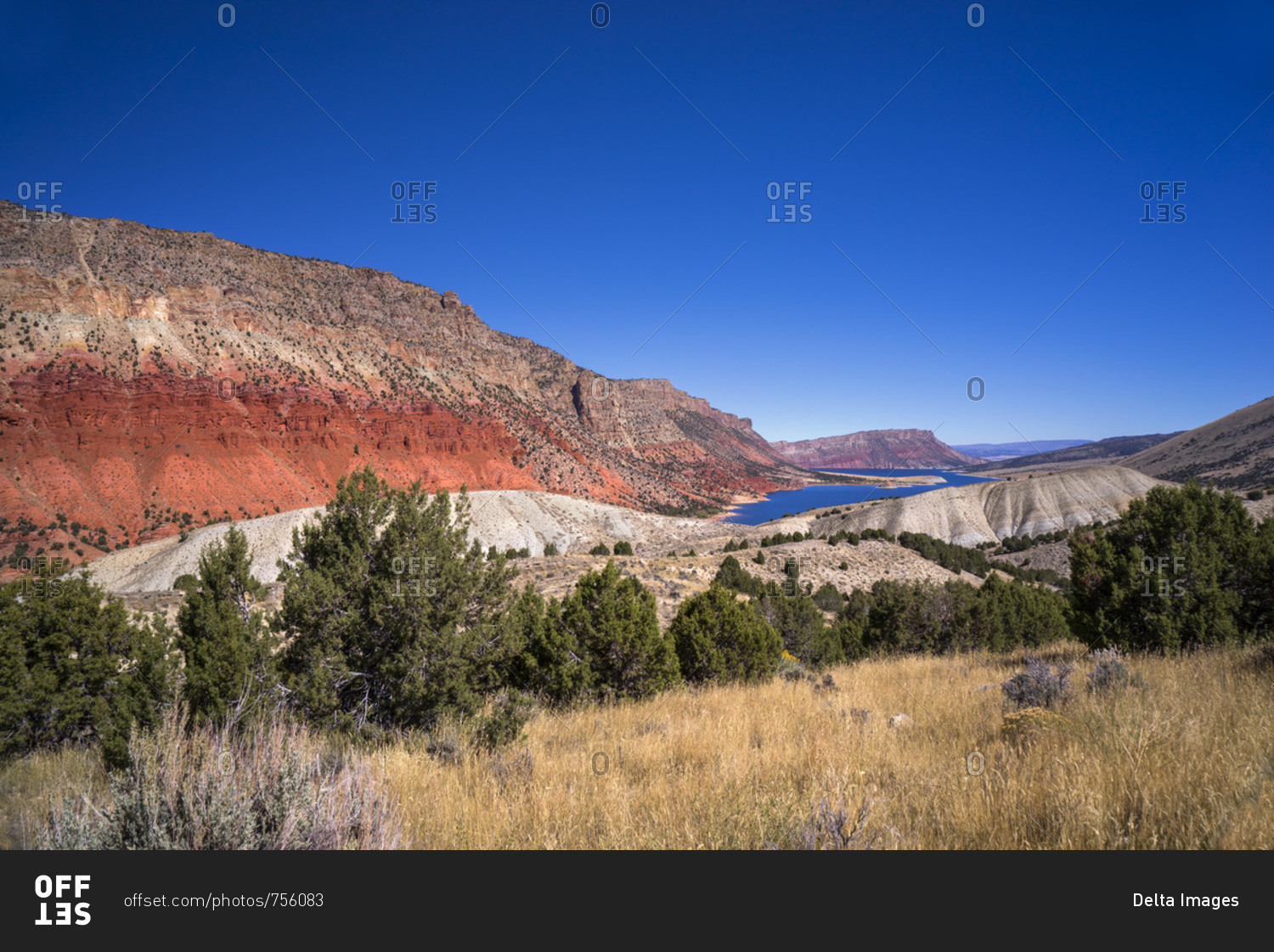 USA, Utah , Flaming Gorge National Recreation Area , Sheep Creek Overlook
