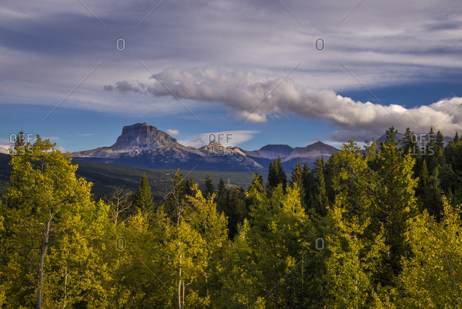 USA, Montana, Glacier National Park, Chief Mountain, East of the Park