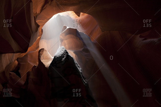Rock formation and light in Lower Antelope Canyon, ?Arizona, USA