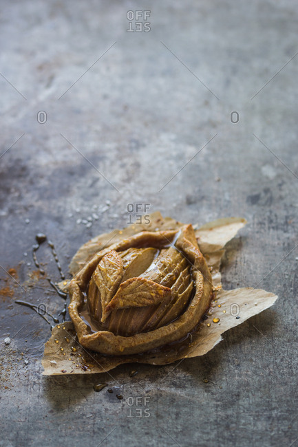 Yummy apple mini galette