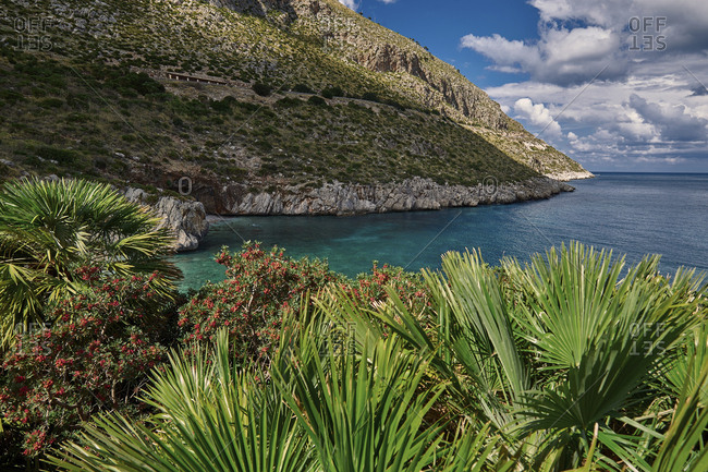 Cala Tonnarella dell'Uzzo bay in the Zingaro nature reserve, Sicily, Italy