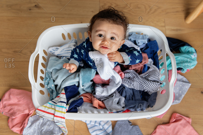 cute baby laundry basket