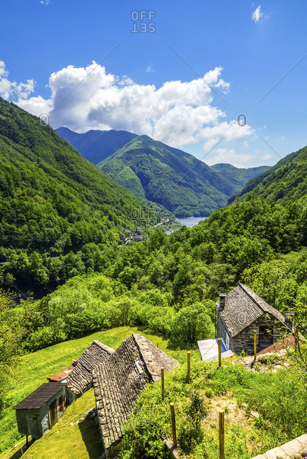 Switzerland- Ticino- Verzasca valley- Corippo