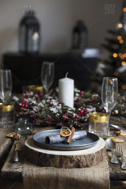 Inspiring christmas decorating table
