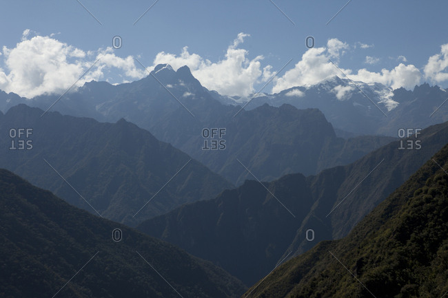 Clouds Blow Past the Andes Mountains, Peru
