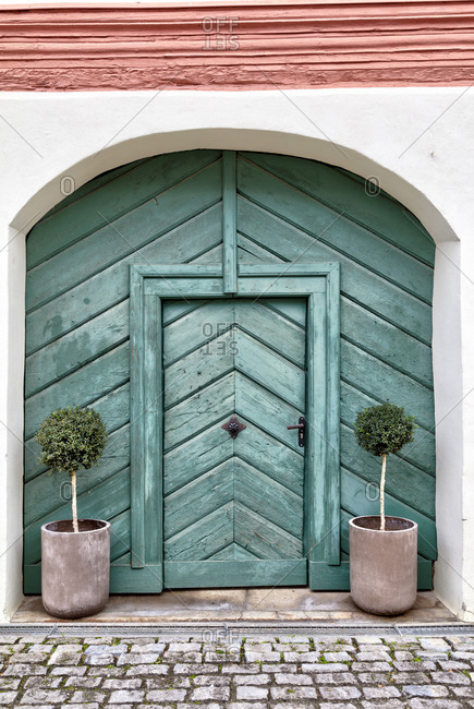 house doors stock photos - OFFSET