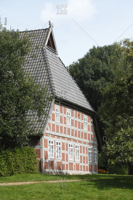Germany, Lower Saxony, Rotenburg (Wumme), half-timbered house, museum of local history