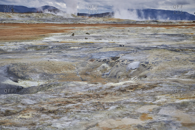 Iceland, geothermal field of Hverir