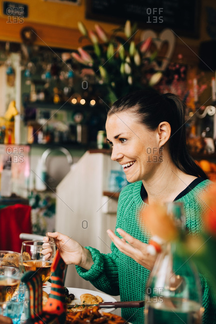 What action does the american take picture