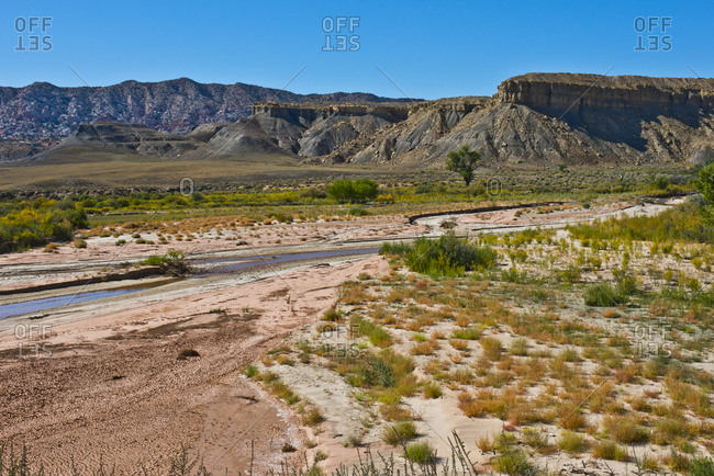 USA, Utah, Big Water. Spectacular views from Cottonwood Canyon Road