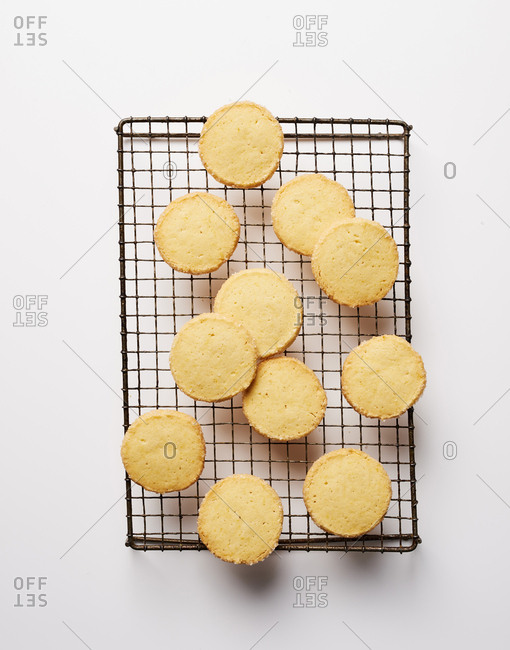 Cookies on cooling rack