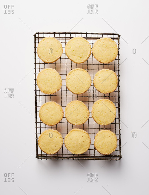 Cookies on cooling rack