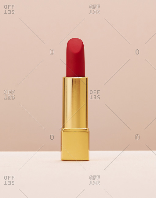 Studio shot of lipstick tube