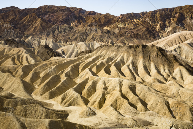 USA- Californian- Death Valley- Death Valley National Park- Zabriskie Point