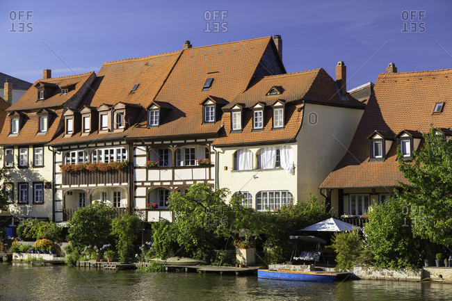 Houses of Klein Venedig (Little Venice), Bamberg, UNESCO World Heritage Site, Bavaria, Germany, Europe