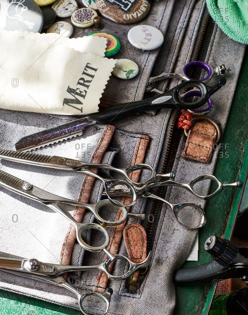 January 22, 2017: Barber supplies