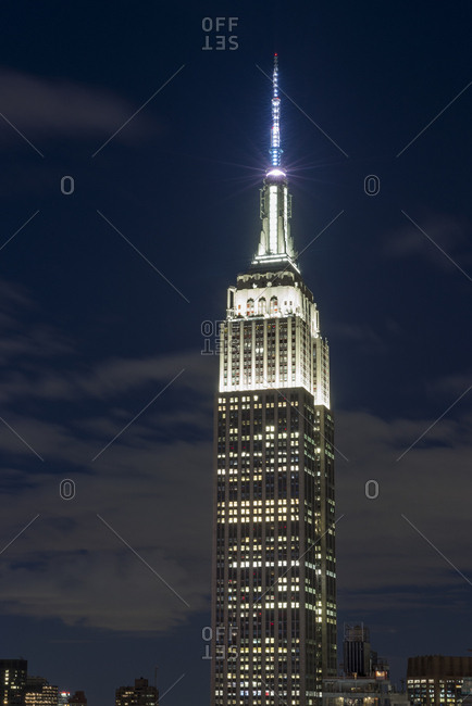 Empire State Building Spire Stock Photos Offset