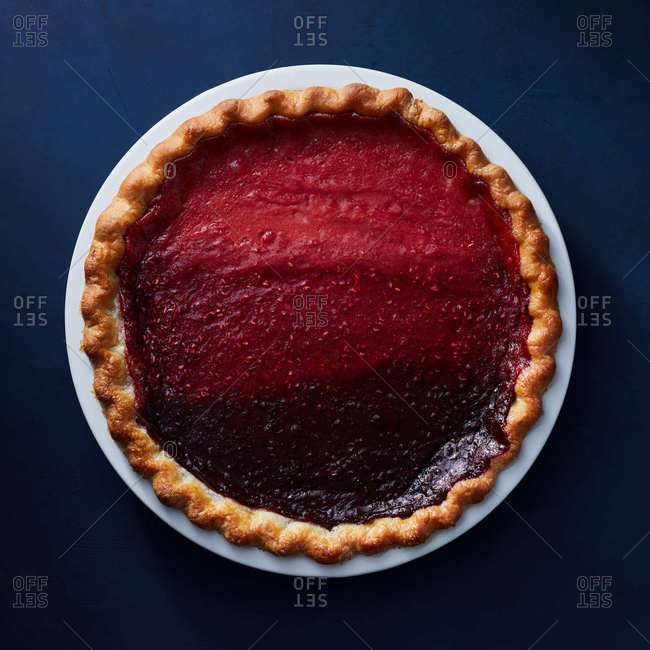 Berry gradient pie