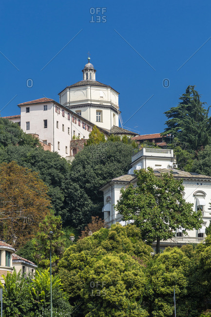 View of Santa Maria del Monte dei Cappuccini, Turin, Piedmont, Italy, Europe