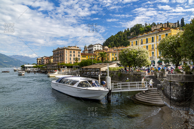 September 14, 2018: View of Lake Como and Bellagio, Province of Como, Lake Como, Lombardy, Italian Lakes, Italy, Europe