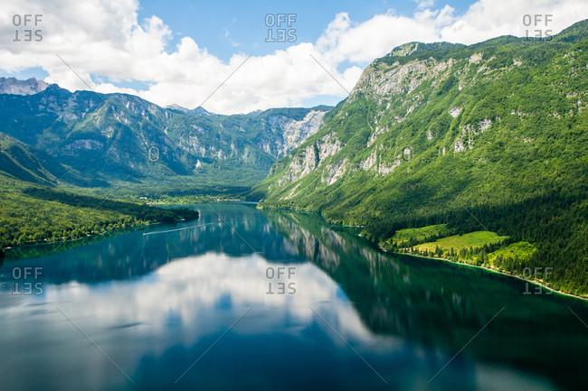 Lake Bohinj and its mountains, Slovenia, Europe