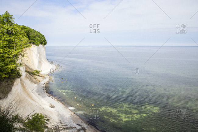 Germany- Mecklenburg-Western Pomerania- Ruegen- Jasmund National Park- chalk cliff