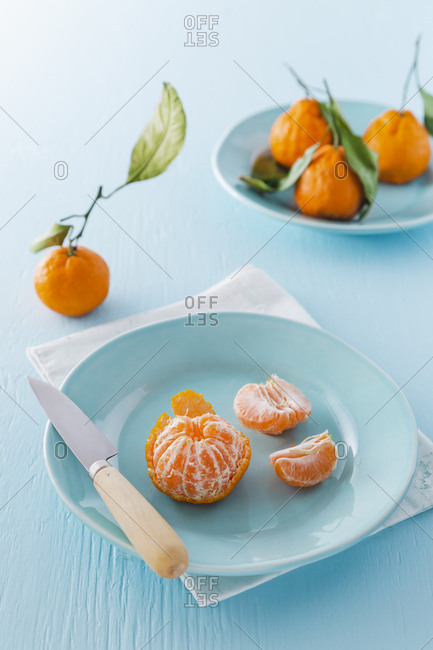 Chinese mandarin oranges vertical shot
