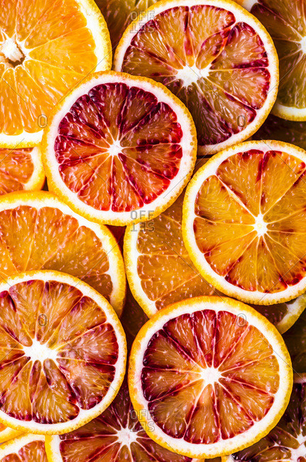 Blood Orange Slices Macro - Offset