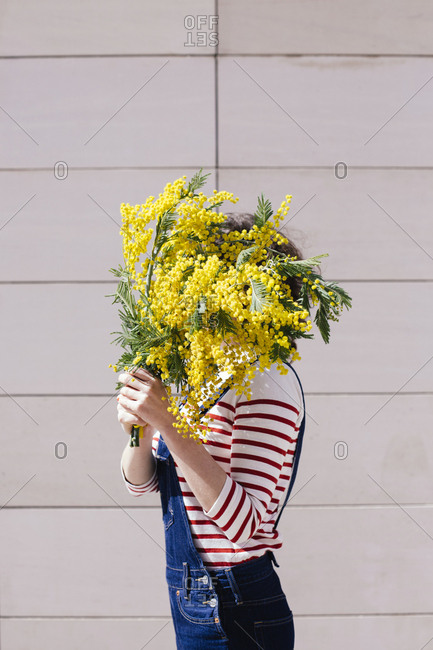 jeans with flowers on the side
