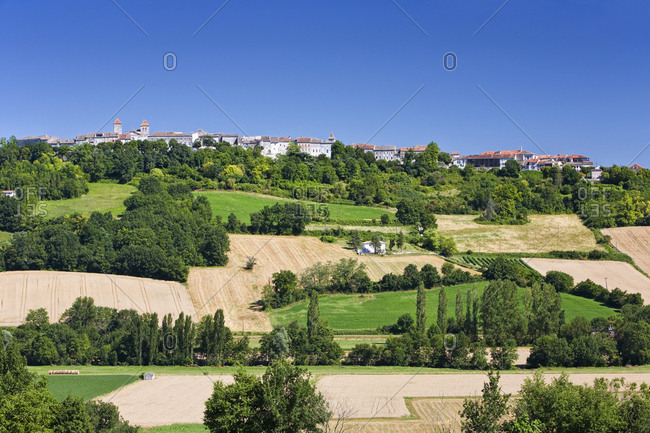 Rural French Town and Landscape