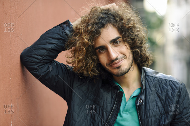Curly Hair Men Stock Photos Offset