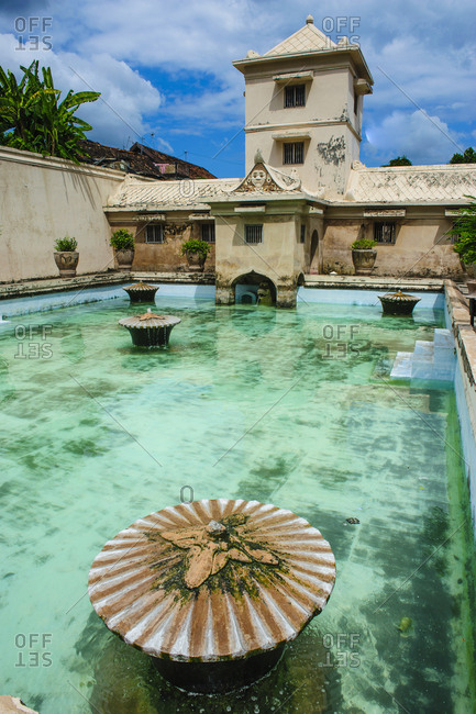 Indonesia Java Yogyakarta Taman Sari Water Castle Stock