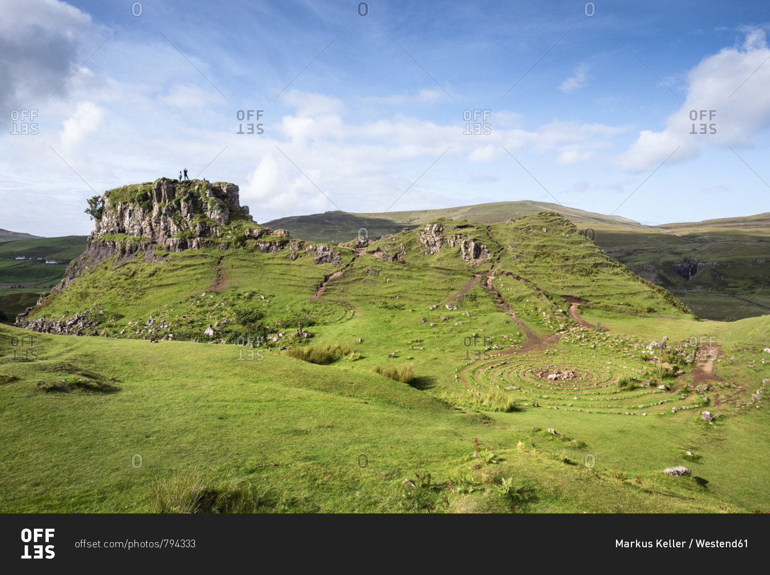 United Kingdom- Scotland- Inner Hebrides- Isle of Skye- Uig- Fairy Glen
