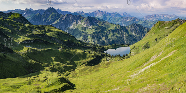 Seealpsee, at Nebelhorn, near … – License image – 71116447