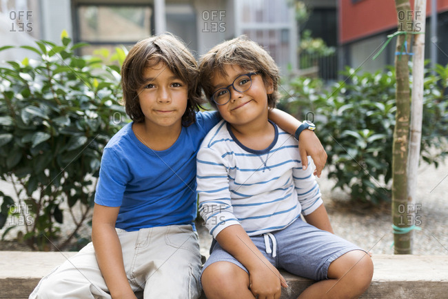 Two brothers portrait