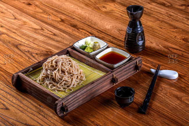 Japanese cuisine ready to eat