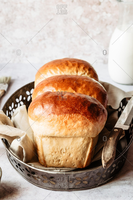 Hokkaido Milk Bread Stock Photos Offset