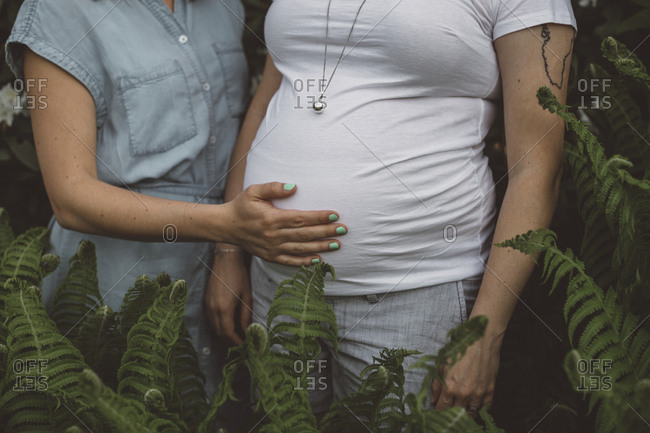 Lesbian couple expecting baby