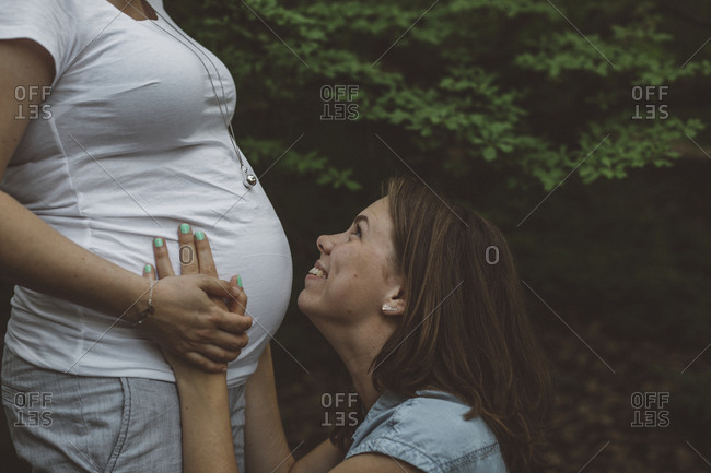 Lesbian couple expecting baby