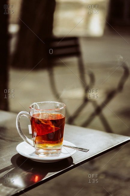 Tea on table