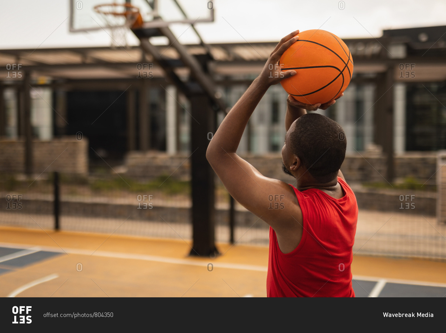 He likes playing play basketball