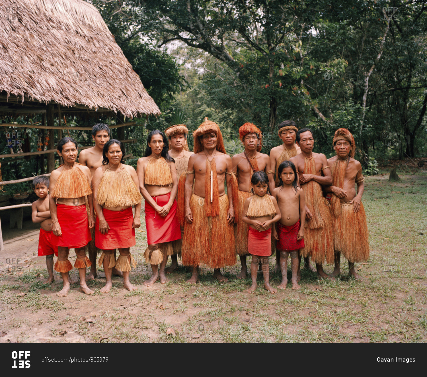 October 5 2010 Peru Amazon Rainforest South America Latin America Portrait Of A Tribal